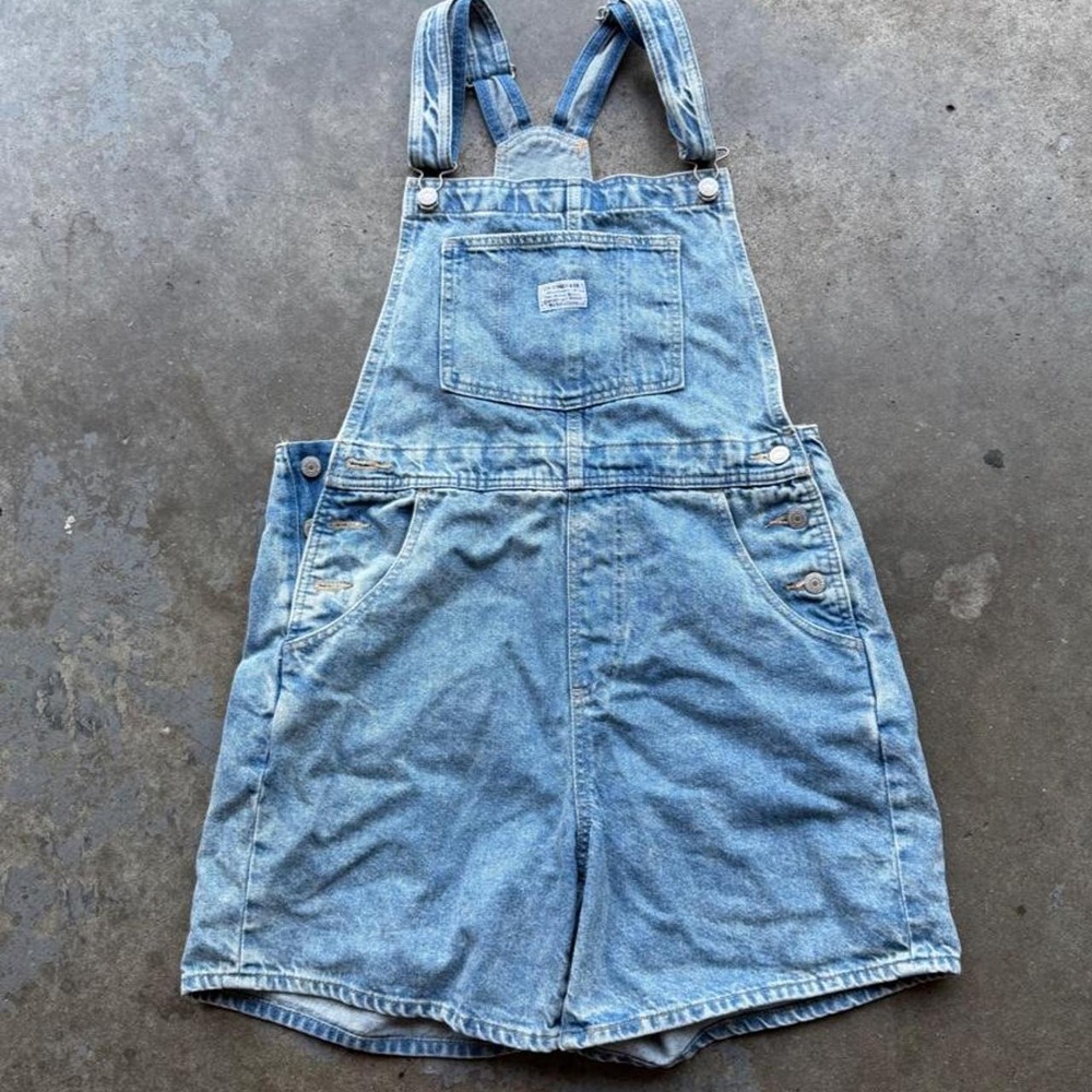 Levi's Strauss Red Tab Vintage Cotton Denim Overall Shortalls size M